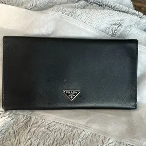 Prada | Bags | Xl Prada Travel Wallet In Saffiano Leather  display picture 1